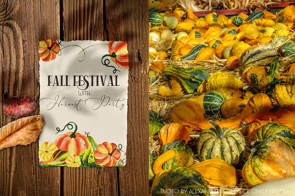 Autumn BUNDLE 8 in 1. Watercolor, an Object Graphic by Ana-Sakuta (Photo 5 of 20)