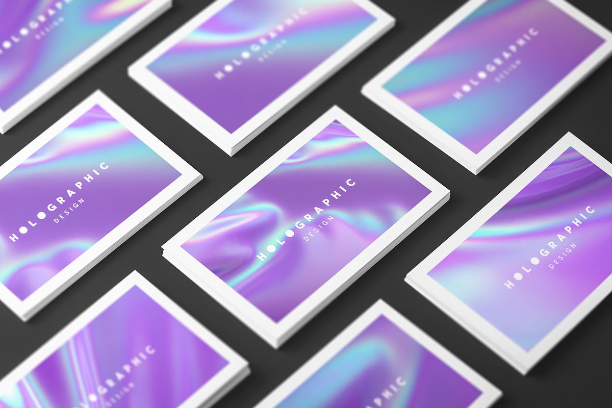 Holographic Backgrounds Collection, a Texture Graphic by MiksKS (Photo 5 of 12)