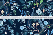 Mystic garden, luxury Print Patterns, a Pattern Graphic by HannaStudio (Thumbnail 2 of 7)