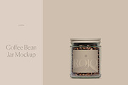 Coffee Bean Jar Mockup, a Cups & Container Mockup by Copal (Thumbnail 1 of 17)