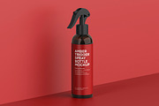 Plastic Trigger Spray Bottle Mockup, a Packaging Mockup by Dev.Rawat21 (Thumbnail 3 of 5)