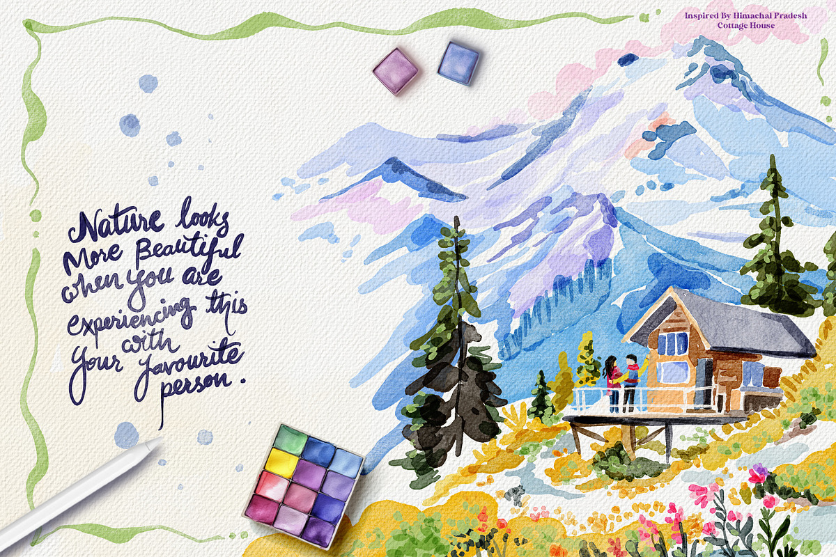 Wonderful Watercolour for Procreate, a Brush Add-On by ArtstudioByKhushbu (Photo 3 of 20)