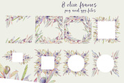 Olive Alphabet and compositions, a Decorative Illustration by Shabbypie (Thumbnail 6 of 8)