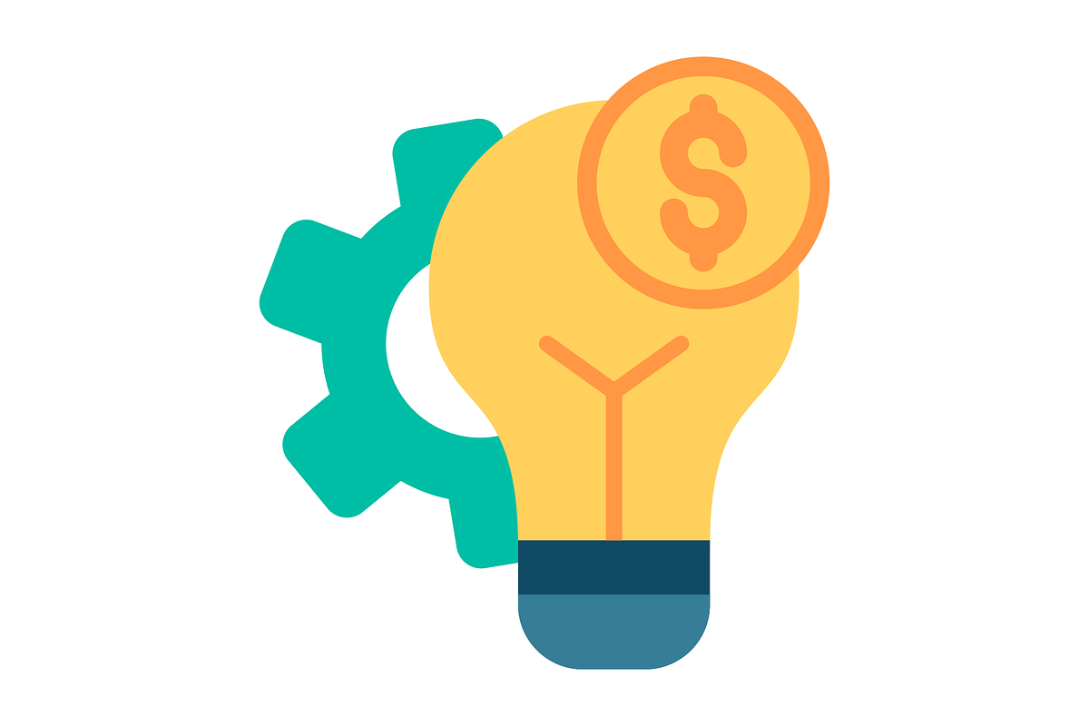Light Bulb Flat Icon, a Duotone Icon by Pexelpy (Photo 2 of 2)