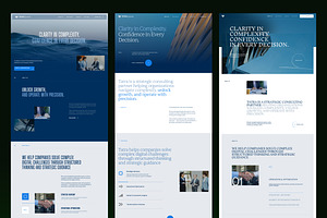Business Consultancy Website Figma