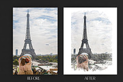 Archi sketch photo effect, a Layer Style Add-On by 3d_model_tifotizi (Thumbnail 2 of 4)