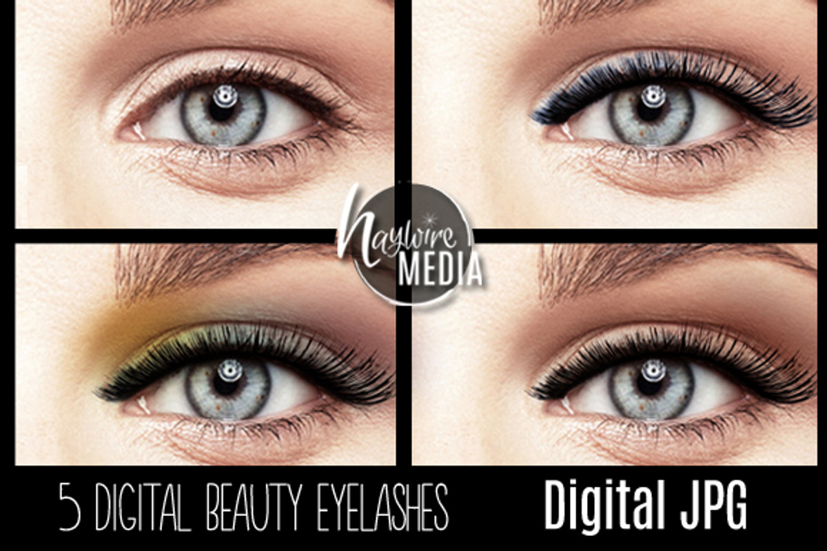 Beauty Eyelashes Makeup Overlay