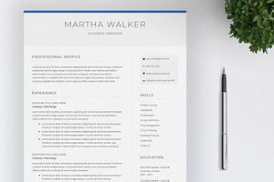 Resume & Cover Letter | CV Template