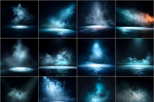 75 Smoke and Fog digital backdrops, a Background Graphic by Walllow Creatives