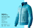 Men's Downs Jacket Mockup, a Hoody Mockup by Nanggroe Scripting (Thumbnail 5 of 9)