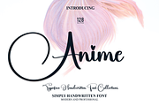 Anime | Script Font, a Script Font by Scratchones (Thumbnail 1 of 8)