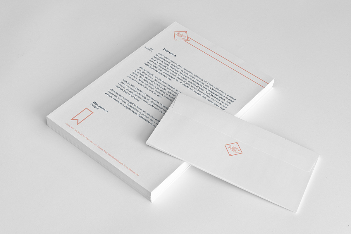 Mio- Corporate Identity Pack, a Stationery Template by PixaSquare (Photo 3 of 3)