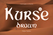 CS Kurse Drawn, a Sans Serif Font by Craft Supply Co. (Thumbnail 1 of 8)