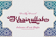 Khairullah - Arabic Font, a Symbol Font by madeDeduk (Thumbnail 1 of 10)