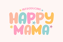 Happy Mama - Kids Font Types