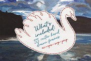 Hand Drawn Whimsy Embroidered Frames, an Object Graphic by Leila Divine (Thumbnail 4 of 12)