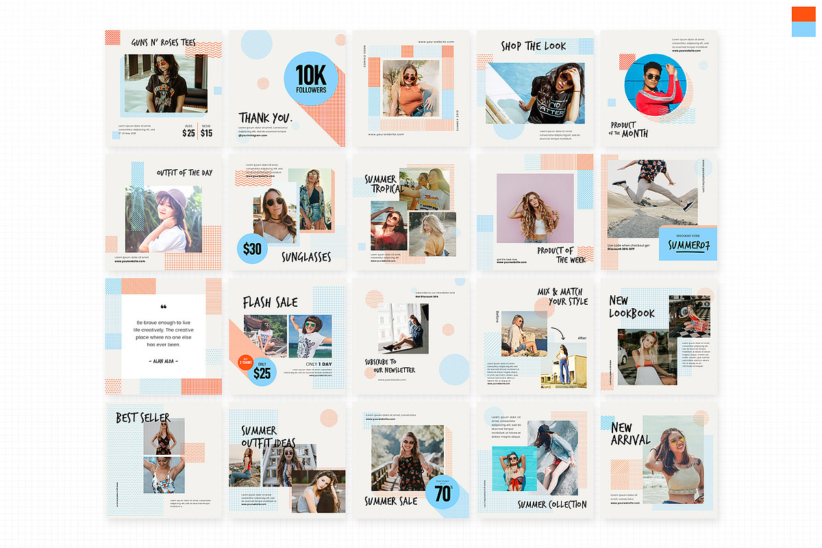 Instagram Pack - POLA, a Social Media Template by muhisya (Photo 9 of 10)