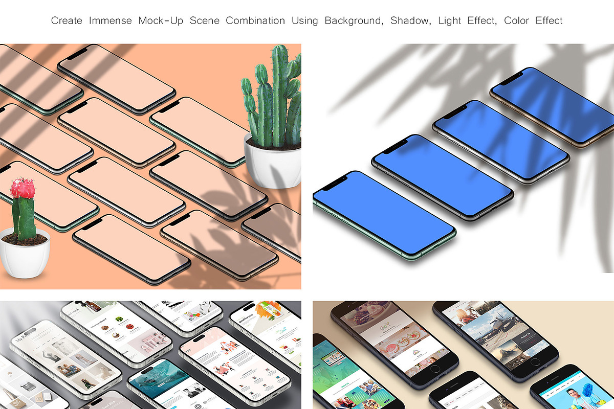 ALL 3D iPHONE MOCK-UP BUNDLE VOL-I3, an iPhone Mockup by Graphicsworld125 (Photo 8 of 22)