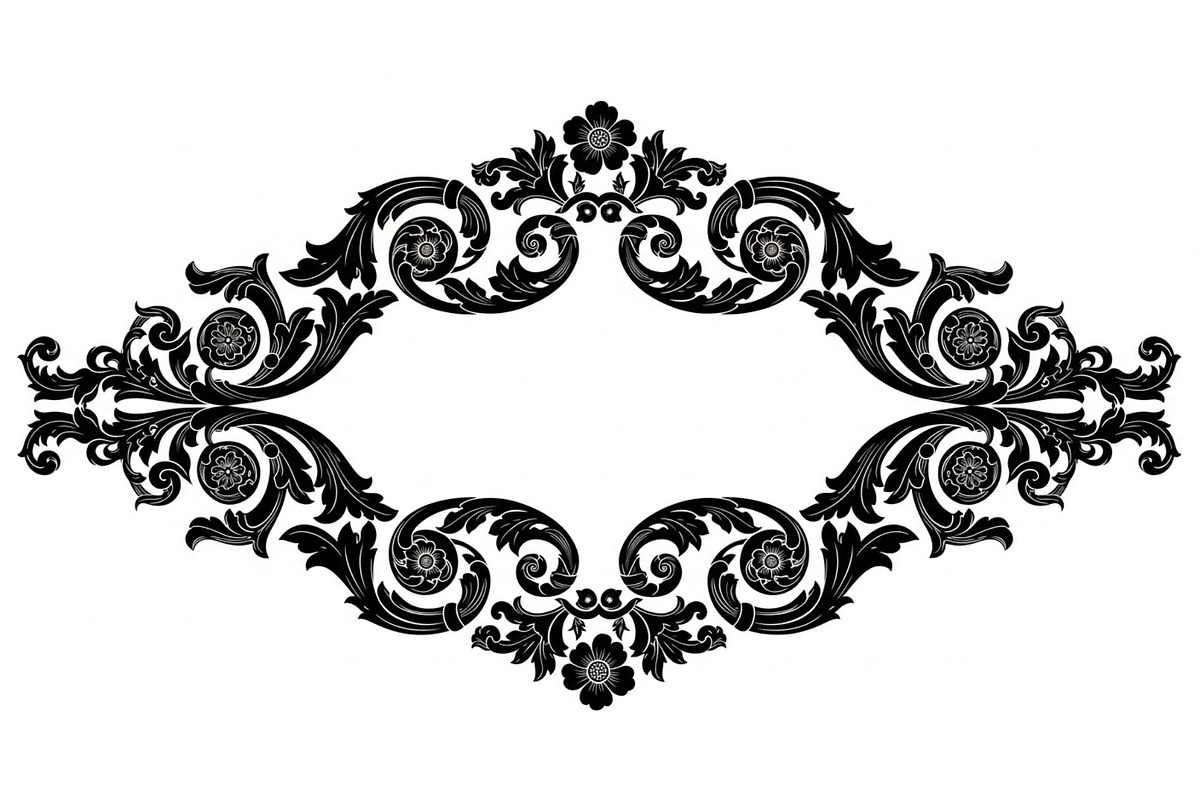 Ornamental Vintage Frame Border Bund, an Illustration by Creativeshirt (Photo 18 of 31)