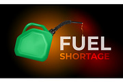 Fuel shortage. Realistic oil can, an Object Graphic by Stock-Smart-Start (Thumbnail 1 of 3)