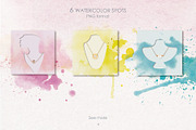 Pastel Watercolor & Gold Textures, a Texture Graphic by InstaDesignPro (Thumbnail 10 of 12)