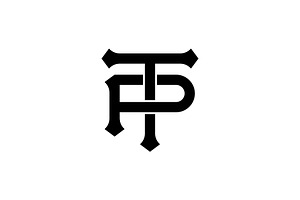 Monogram Initial Letter PT TP Logo, a Branding & Logo Template by Buqancreative