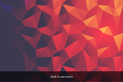 Triangles: 12 Low Poly Backgrounds, a Background Graphic by chewkotski (Thumbnail 2 of 4)