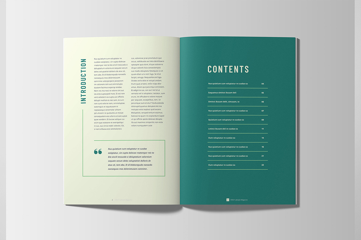 Botanical Lookbook Magazine, a Magazine Template by Layout Design (Photo 2 of 11)