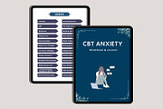 Digital 2025 CBT Anxiety Workbook, a Stationery Template by Designmela01 (Thumbnail 3 of 11)