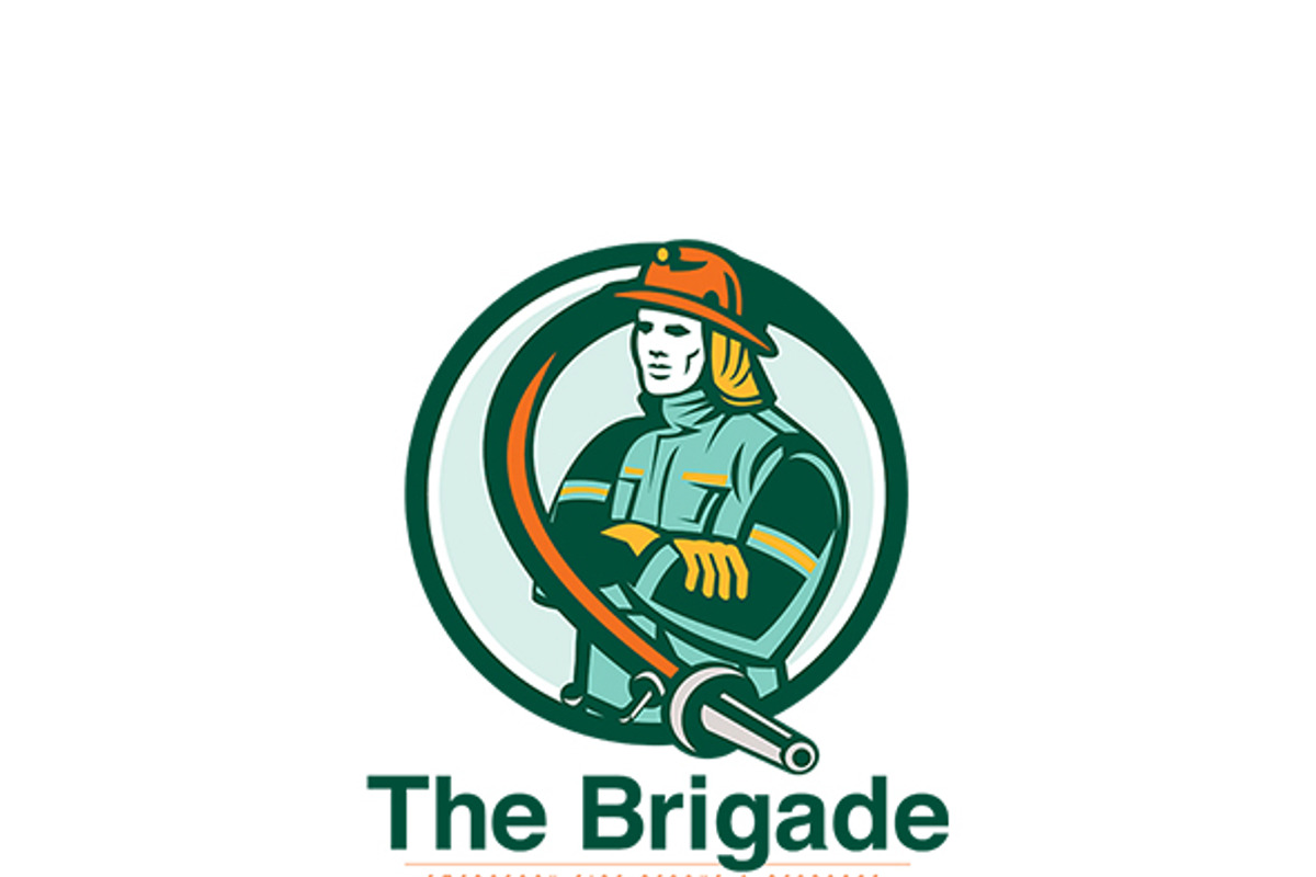 Brigade Emergency Fire Rescue Logo, a Branding & Logo Template by ...