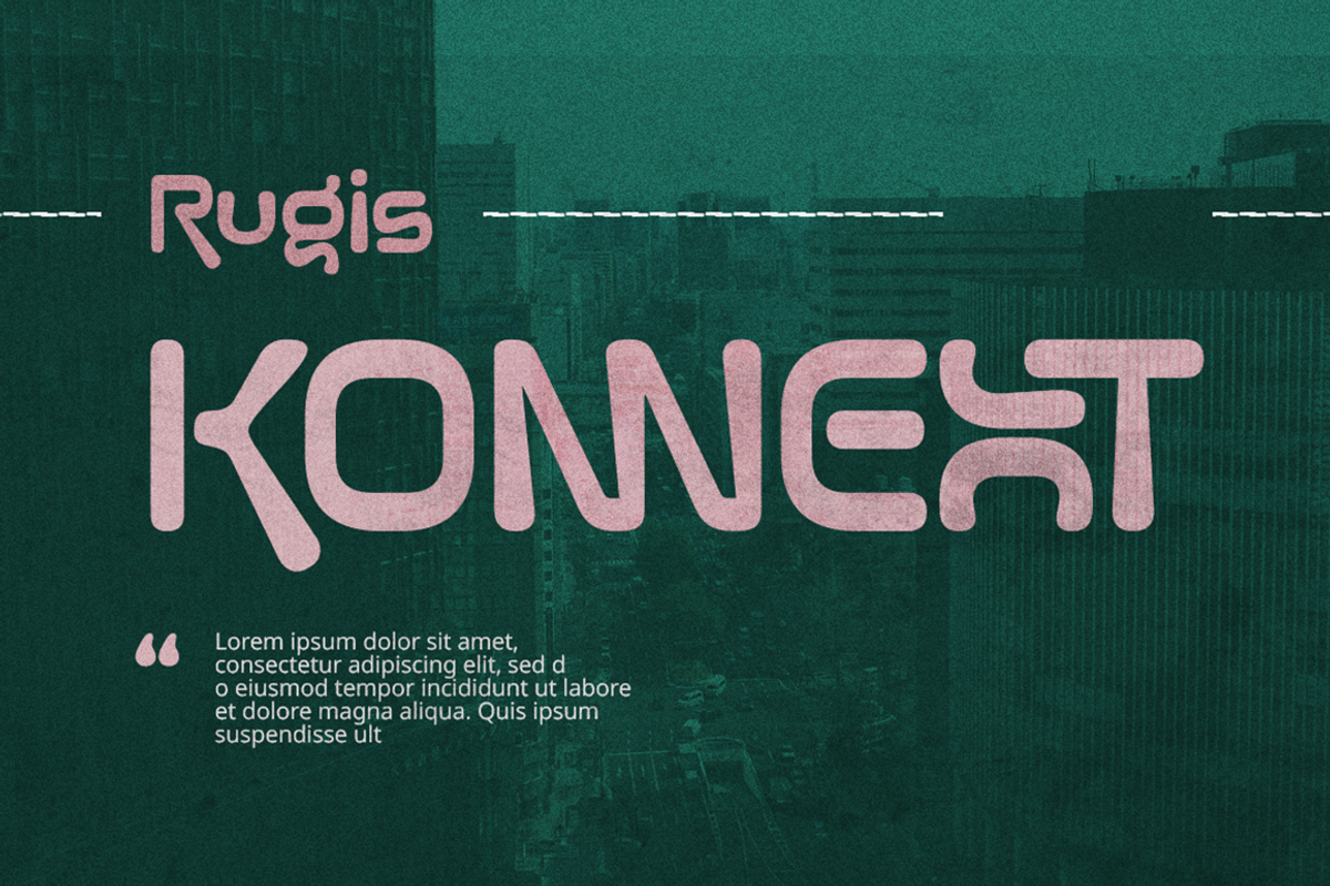 Rugis Typeface, a Sans Serif Font by Grontype (Photo 2 of 8)