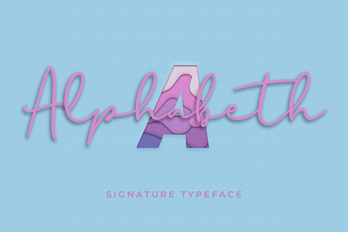 Asmira Signature Script Font, a Script Font by Formatika Studio (Photo 6 of 6)