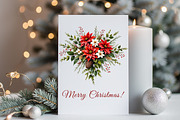 Poinsettia Clipart Bundle, a Seasonal Illustration by GalaDesign03 (Thumbnail 9 of 9)