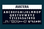 Avatera, a Serif Font by saskaratype (Thumbnail 3 of 7)