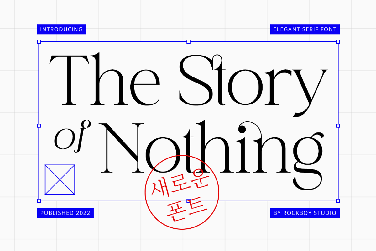 The Story of Nothing, a Serif Font by RockboyStd (Photo 1 of 12)