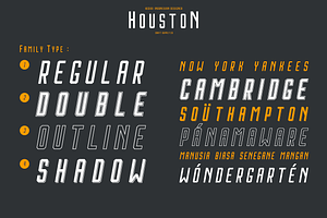 Houston Italic Font Family