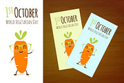 World Vegetarian Day set, a Food Illustration by SunnyWS (Thumbnail 2 of 4)