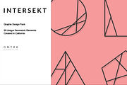 Intersekt Geometric Design Kit, an Object Graphic by Pixel Supplies (Thumbnail 1 of 5)