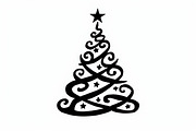Festive Swirl Xmas Tree Bundle, an Illustration by yasushie (Thumbnail 16 of 21)