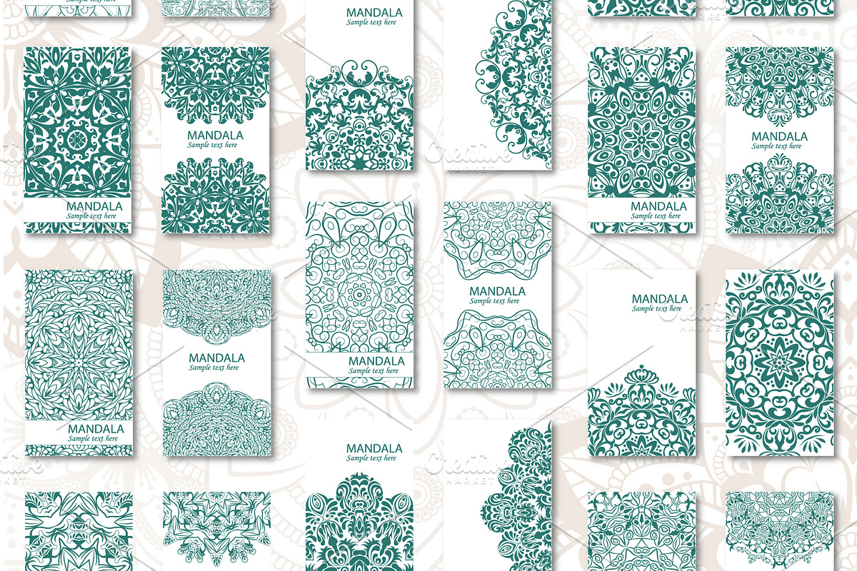 Leaflet templates in Oriental style, a Templates & Theme by BEZIL-ART (Photo 3 of 3)