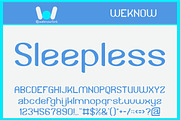 Sentimental Heart font, a Sans Serif Font by weknow (Thumbnail 2 of 5)