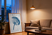 Living Room Poster Frame Mockup ISO, a Mockup by DesignRocket (Thumbnail 4 of 8)