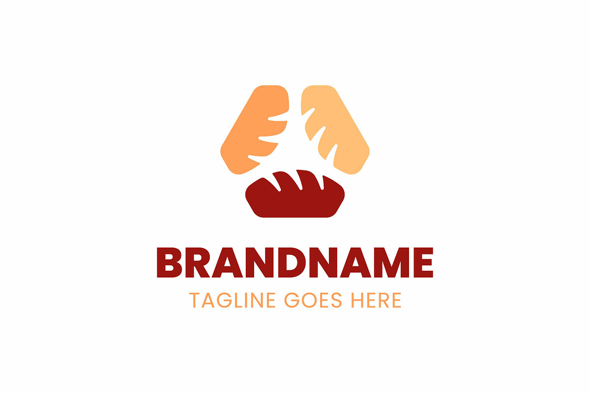 Triple Bread Modern Logo, a Branding & Logo Template by Pray Art Design Studio (Photo 1 of 2)