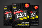 Black Friday Sale Flyer, a Flyer Template by AfzaalGraphics (Thumbnail 1 of 4)