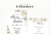 Watercolor White Flowers Collection, a Decorative Illustration by Damian Roh (Thumbnail 11 of 16)