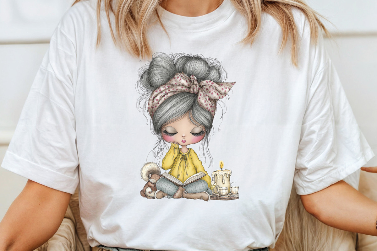 Whimsical Christmas Girl Clipart, an Illustration by CraftArtStudio (Photo 4 of 6)
