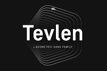 Tevlen – Geometric Sans Family