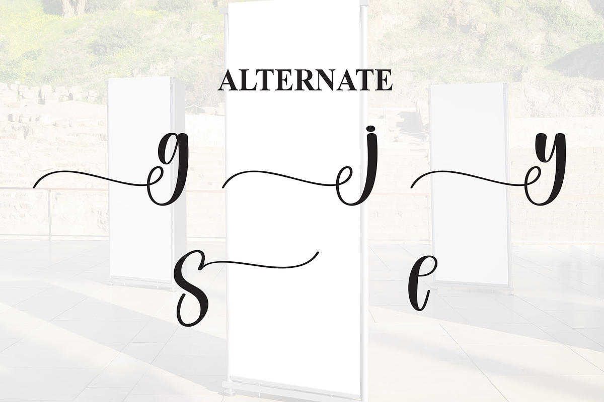 Standy | Script Font, a Handwritten Font by Scratchones (Photo 7 of 8)
