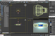 TV Studio Desk Collection (12 PCS), a Furniture 3D Model by akerStudio (Thumbnail 67 of 153)