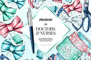 Medical Planner Cliparts, a Healthcare Illustration by Phantasia Design (Thumbnail 1 of 2)